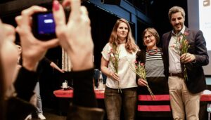 Linda De Ventura (links) erbt den Sitz von Martina Munz (rechts). Bild Melanie Duchene